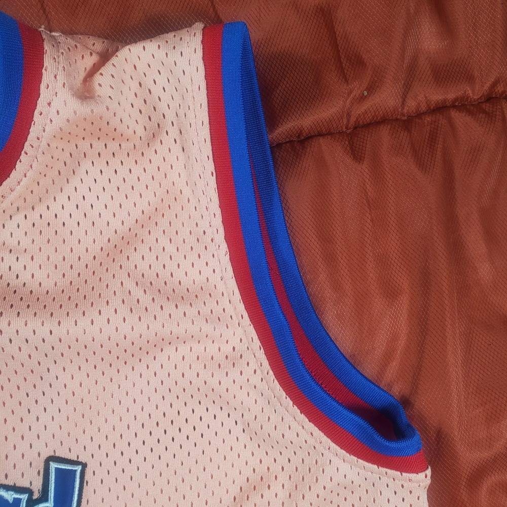 Space Jam Lola Headgear Classics RARE Peach Crop Jersey 2XL #10 Tune Squad EUC - Picture 6 of 13